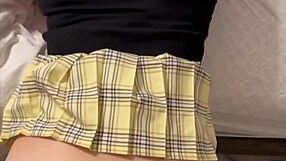 teen school girl gets fucked by her dads friend