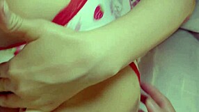passionate footjob and fuck ends with cumshot