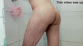 jerking off in the shower