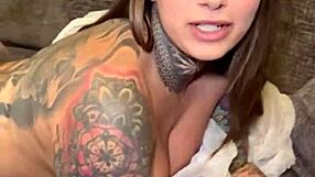 Tattooed Bombshell Giuliana Cabrizia Gets Her Pussy And Mouth Dicked