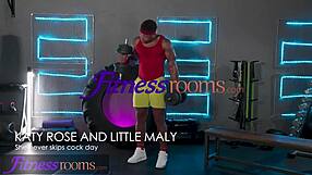 Fitness Rooms Gym Girl Is Crazy For Big Black Cock