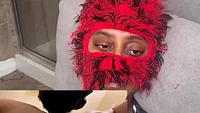 Ebony no moaning challenge eating wet pussy and squirting