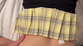 teen school girl gets fucked by her dads friend