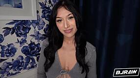 Bjraw alexa chains covered with a huge facial cumshot
