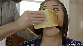 guy fucks throat to wife and her step sister in bondage