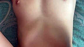 sexy stepsister with lovely natural breasts caught me touching myself