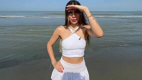 Did you let a fan fuck you on the beach and fill you up