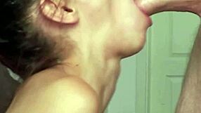 candie cross drops to her knees eyes locked on my hard bulge