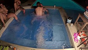 Hot Tub Orgy With Deliah Grace And Scarlett