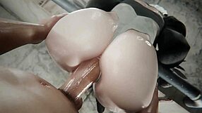 robots compilation with banging creampie and group action