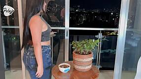 desperate housewife pays the gardener with sex to save her plants part 1
