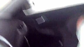 ebony slut gives public blowjob in car