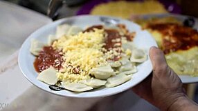 People Eat Food In Public At Balcarce Diner