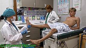 franks ticklish physical exam with nurse