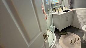 creeping on stepmom leads to cum toy use