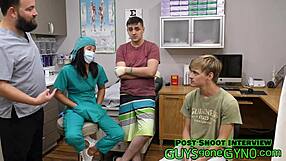 franks ticklish physical exam with nurse