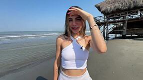 Did you let a fan fuck you on the beach and fill you up