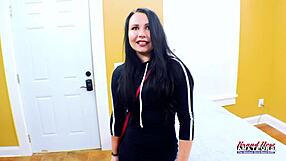 Sporty Whitney Devours Huge Cock After Evening Run