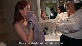 crystal white shower scene after casting part 2