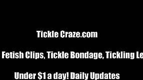 poor girl is about to get tickled for hours