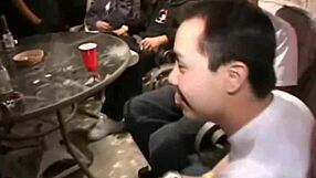 Teen Slut Gets Spitroasted At Horny Frat Party