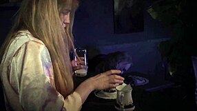 busty latina stepsister catches stepbrother masturbating