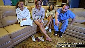 Prisoner Gets Mandatory Hitachi Orgasms From Lesbians