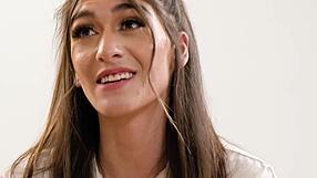 Kylie le beau vibrator shocks aubry now!