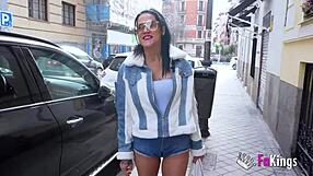 the mature adela myers arrives at fakings with a surprise under her arm i know one of your actresses