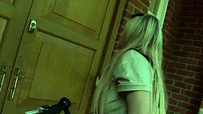 Stacked Blonde Girl Picks Up Dudes While Riding Her Bike