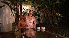 Neighbor voyeur watches white girl getting pounded by bbc