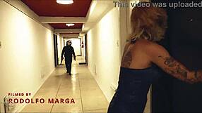 Kyra stars in the purge parody. She takes hardcore anal with food and toys