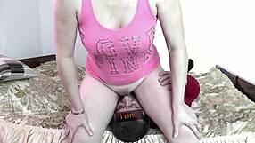 Sexy Blonde Milf Sits On Lover Face For Orgasm