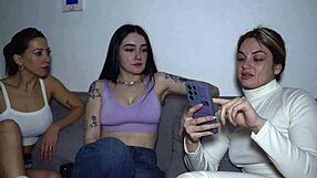 Friends Discover App Delivering Massive Cocks For Group Blowjob Sessions With Blonde Teens