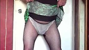 Bisexual crossdresser begs for real mans penis in video