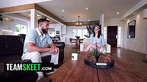 Natural Titted Petite 18+ Ellie Nova Gets Her Tight Pussy Pounded Hard