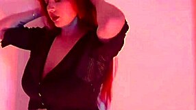 busty redhead latina fucks me in the restroom of a crowded bar. six minute teaser