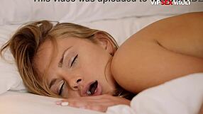 Blonde grinds her cunt on his face till orgasm