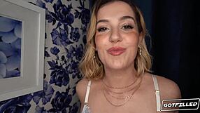 gotfilled kasey warner stops by for a hot cum filling