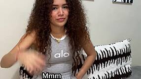 I play truth or dare game with stepsister and her tight pussy