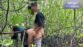ngentot di semak with friends wife until creampie
