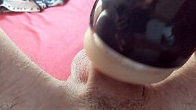 Snitschko uses fleshlight for solo play