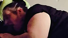Straight a student gets gumjobs from step mom