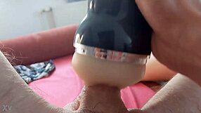 Snitschko uses fleshlight for solo play