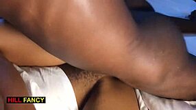 Hot cutie enjoys massive black cock in bedroom tease