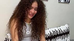 I play truth or dare game with stepsister and her tight pussy