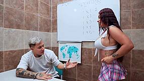 I'll let my teacher eat my ass in exchange for passing the exam - sara films