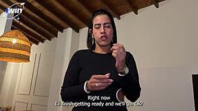 my best friends cuckold boyfriend fucks me in living room