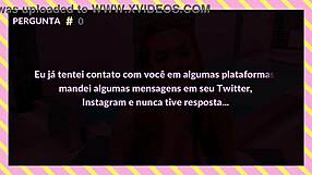 Nathalia fontes respondendo aos fans