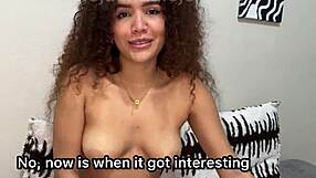 I play truth or dare game with stepsister and her tight pussy